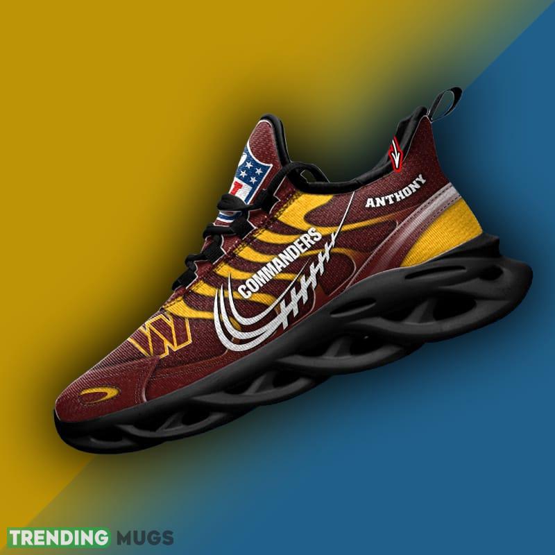 Washington Commanders NFL New Style Max Soul Shoes Custom Name Gift For Men Women - Washington Commanders NFL Max Soul Shoes Custom Name_1 Washington Commanders NFL New Style Max Soul Shoes Custom Name Gift For Men Women - Washington Commanders NFL Max Soul Shoes Custom Name_1
