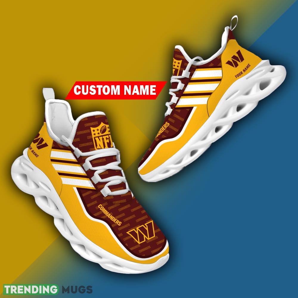 Washington Commanders NFL Personalized Name Max Soul Chunky Sneakers Gift For Men Women Max Soul Washington Commanders NFL Personalized Name Max Soul Chunky Sneakers Gift For Men Women Max Soul