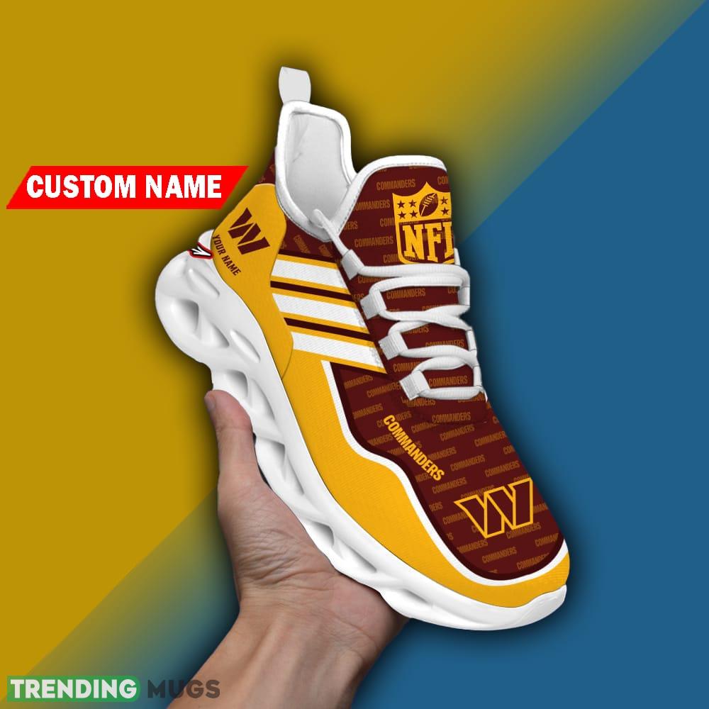 Washington Commanders NFL Personalized Name Max Soul Chunky Sneakers Gift For Men Women - Washington Commanders NFL Personalized Name Max Soul Chunky Sneakers_1 Washington Commanders NFL Personalized Name Max Soul Chunky Sneakers Gift For Men Women - Washington Commanders NFL Personalized Name Max Soul Chunky Sneakers_1