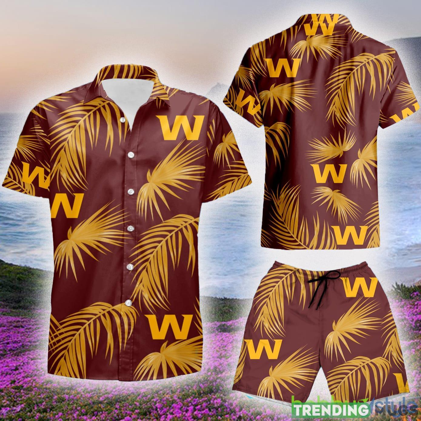 Washington Football Team Flower Set 3D Hawaiian Shirt And Short Gift For Men And Women Hawaiian & Short Washington Football Team Flower Set 3D Hawaiian Shirt And Short Gift For Men And Women Hawaiian & Short
