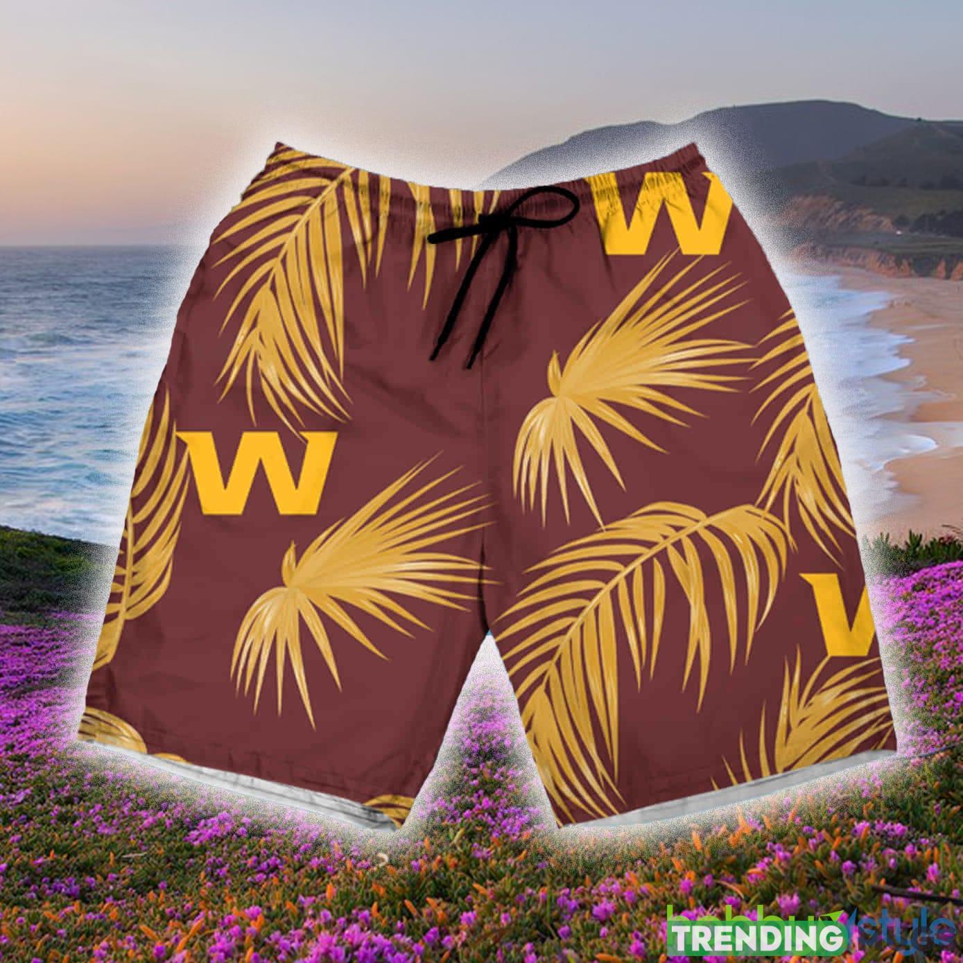 Washington Football Team Flower Set 3D Hawaiian Shirt And Short Gift For Men And Women Hawaiian & Short Washington Football Team Flower Set 3D Hawaiian Shirt And Short Gift For Men And Women Hawaiian & Short