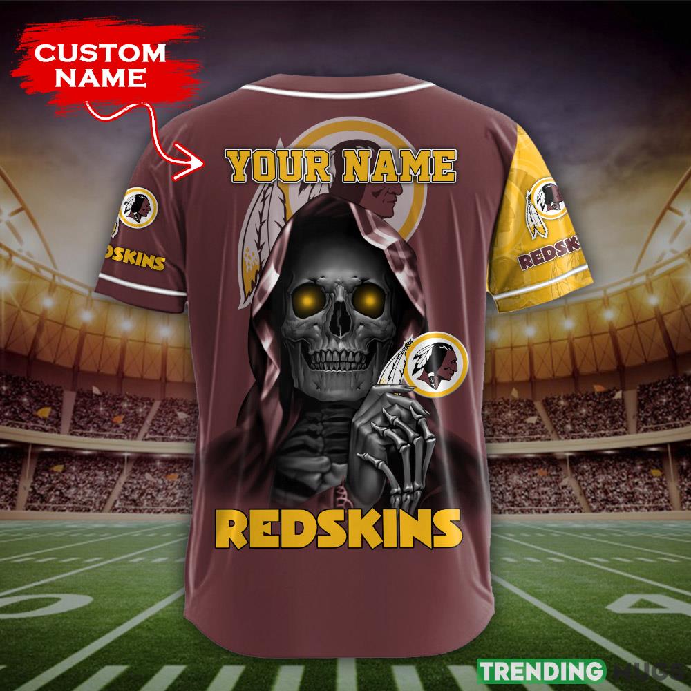 Washington Redskinds NFL Custom Name Baseball Jersey Shirt Gift For Men And Women Fans Football Jersey Washington Redskinds NFL Custom Name Baseball Jersey Shirt Gift For Men And Women Fans Football Jersey