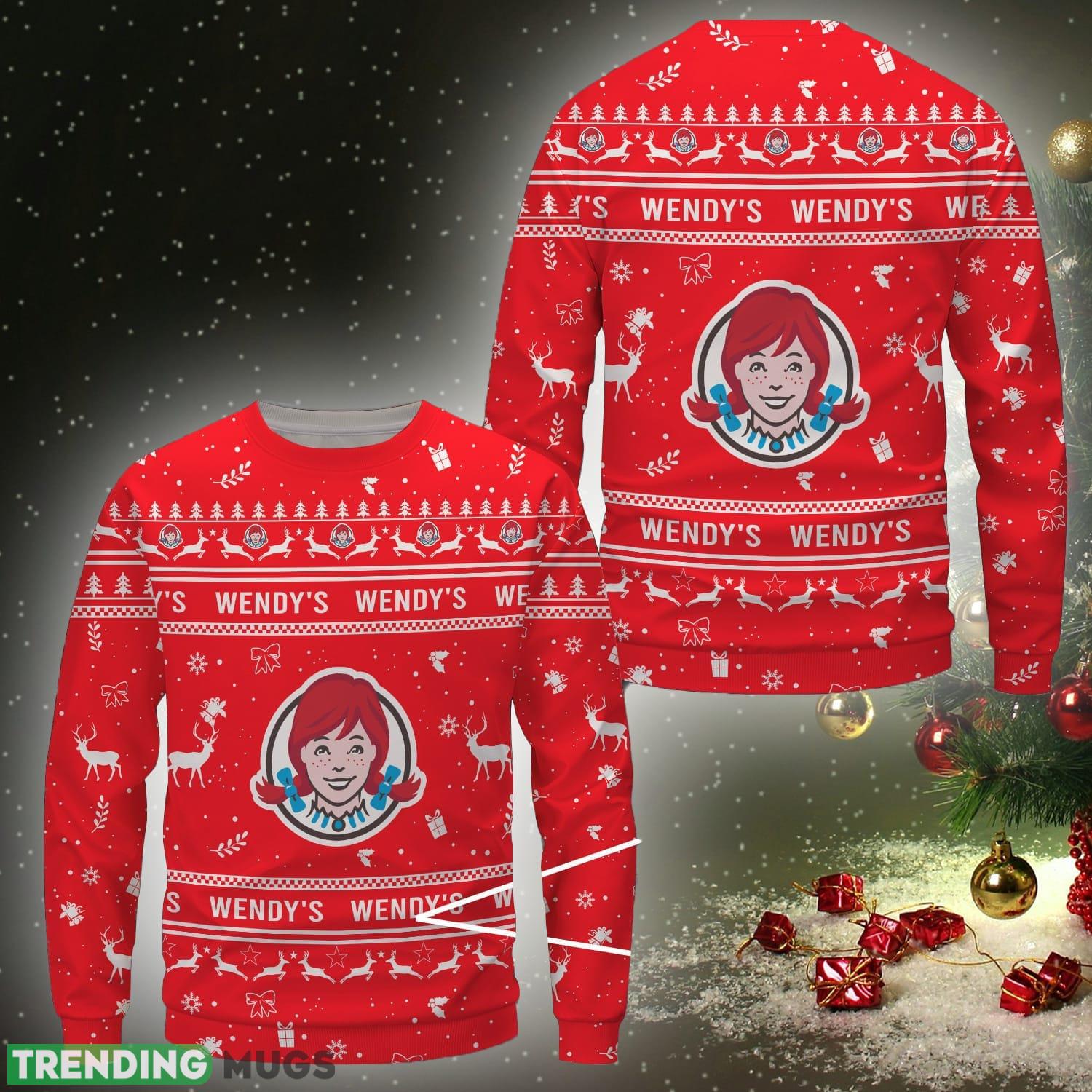 Wendy’s Red Merry Ugly Christmas Sweater Gift For Men Women - Wendy’s Red Merry Ugly Christmas Sweater Gift For Men Women Wendy’s Red Merry Ugly Christmas Sweater Gift For Men Women - Wendy’s Red Merry Ugly Christmas Sweater Gift For Men Women