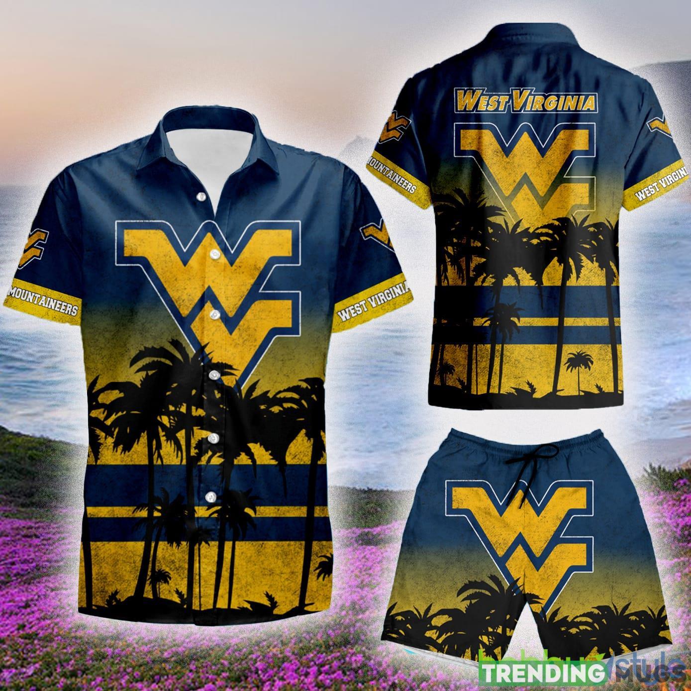 West Virginia Mountaineers Set 3D Hawaiian Shirt And Short Gift For Men And Women Hawaiian & Short West Virginia Mountaineers Set 3D Hawaiian Shirt And Short Gift For Men And Women Hawaiian & Short