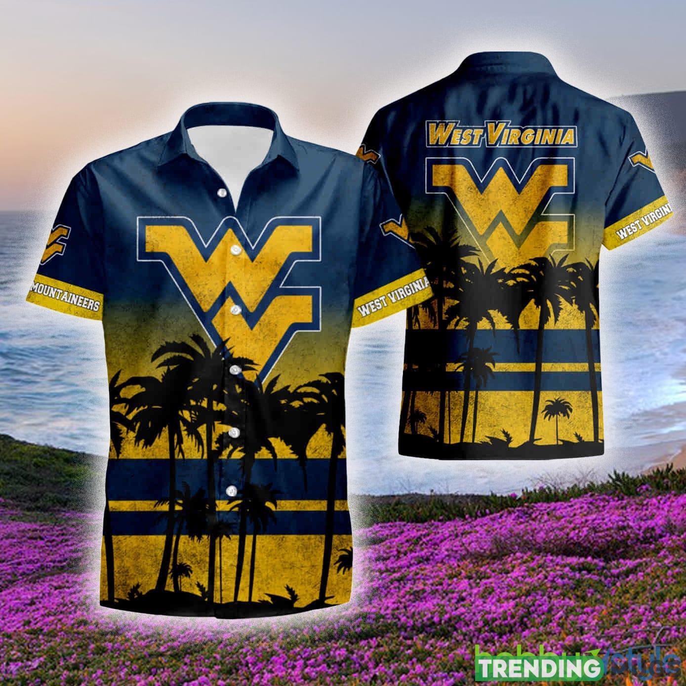 West Virginia Mountaineers Set 3D Hawaiian Shirt And Short Gift For Men And Women - West Virginia Mountaineers Hawaii Shirt summer shirt_1 West Virginia Mountaineers Set 3D Hawaiian Shirt And Short Gift For Men And Women - West Virginia Mountaineers Hawaii Shirt summer shirt_1