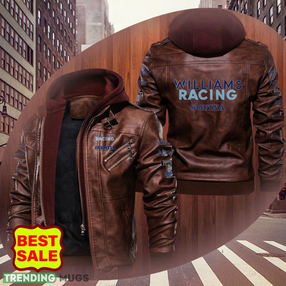 Williams Racing Fans Black Brown Logo Leather Jacket For Men And Women 2D Leather Jacket Williams Racing Fans Black Brown Logo Leather Jacket For Men And Women 2D Leather Jacket