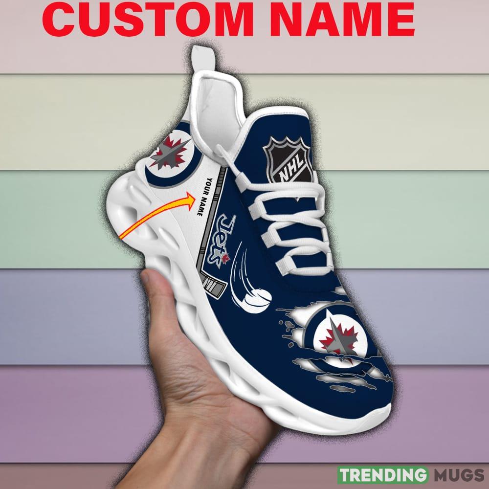 Winnipeg Jets NHL Max Soul Shoes Custom Name For Men And Women Running Sneakers Max Soul Winnipeg Jets NHL Max Soul Shoes Custom Name For Men And Women Running Sneakers Max Soul
