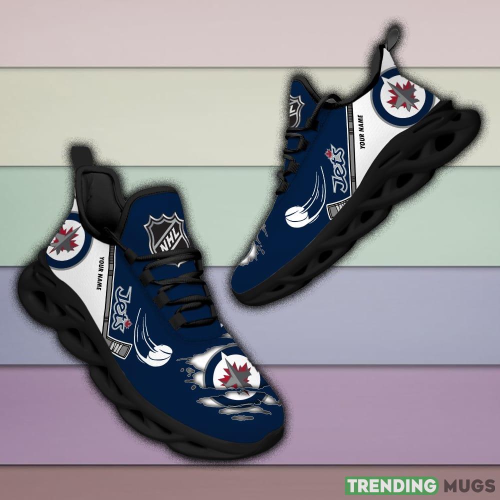 Winnipeg Jets NHL Max Soul Shoes Custom Name For Men And Women Running Sneakers Max Soul Winnipeg Jets NHL Max Soul Shoes Custom Name For Men And Women Running Sneakers Max Soul