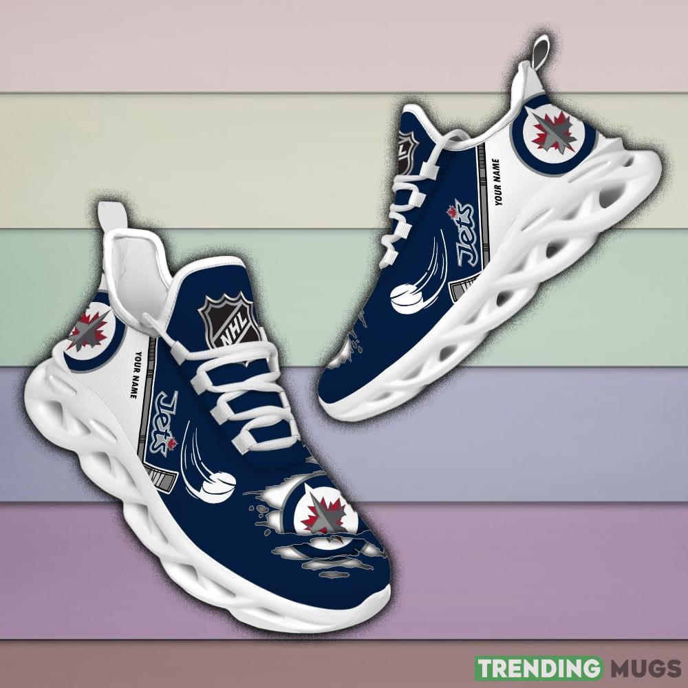 Winnipeg Jets NHL Max Soul Shoes Custom Name For Men And Women Running Sneakers Max Soul Winnipeg Jets NHL Max Soul Shoes Custom Name For Men And Women Running Sneakers Max Soul