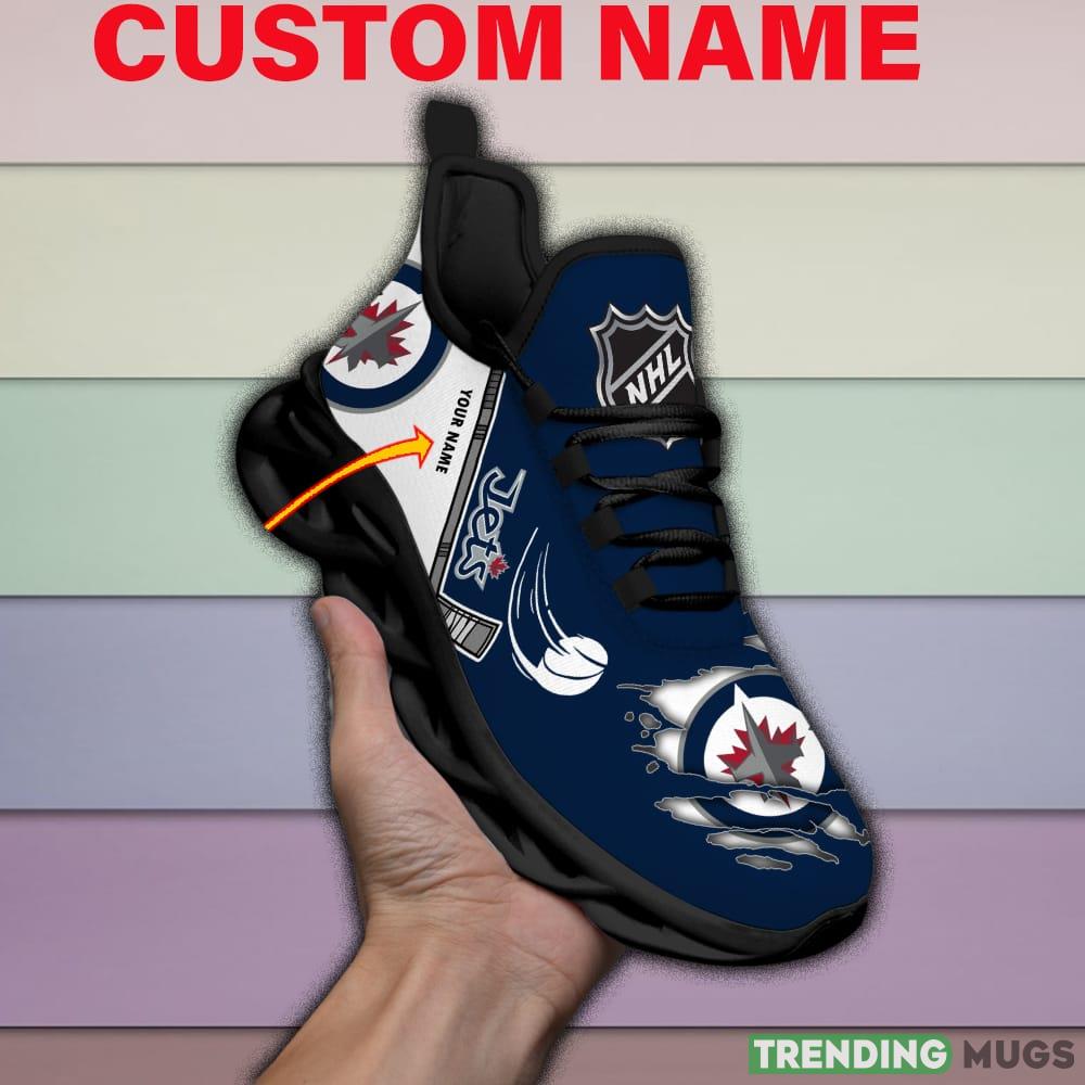 Winnipeg Jets NHL Max Soul Shoes Custom Name For Men And Women Running Sneakers - Winnipeg Jets-Personalized NHL Max Soul Shoes v2_1 Winnipeg Jets NHL Max Soul Shoes Custom Name For Men And Women Running Sneakers - Winnipeg Jets-Personalized NHL Max Soul Shoes v2_1