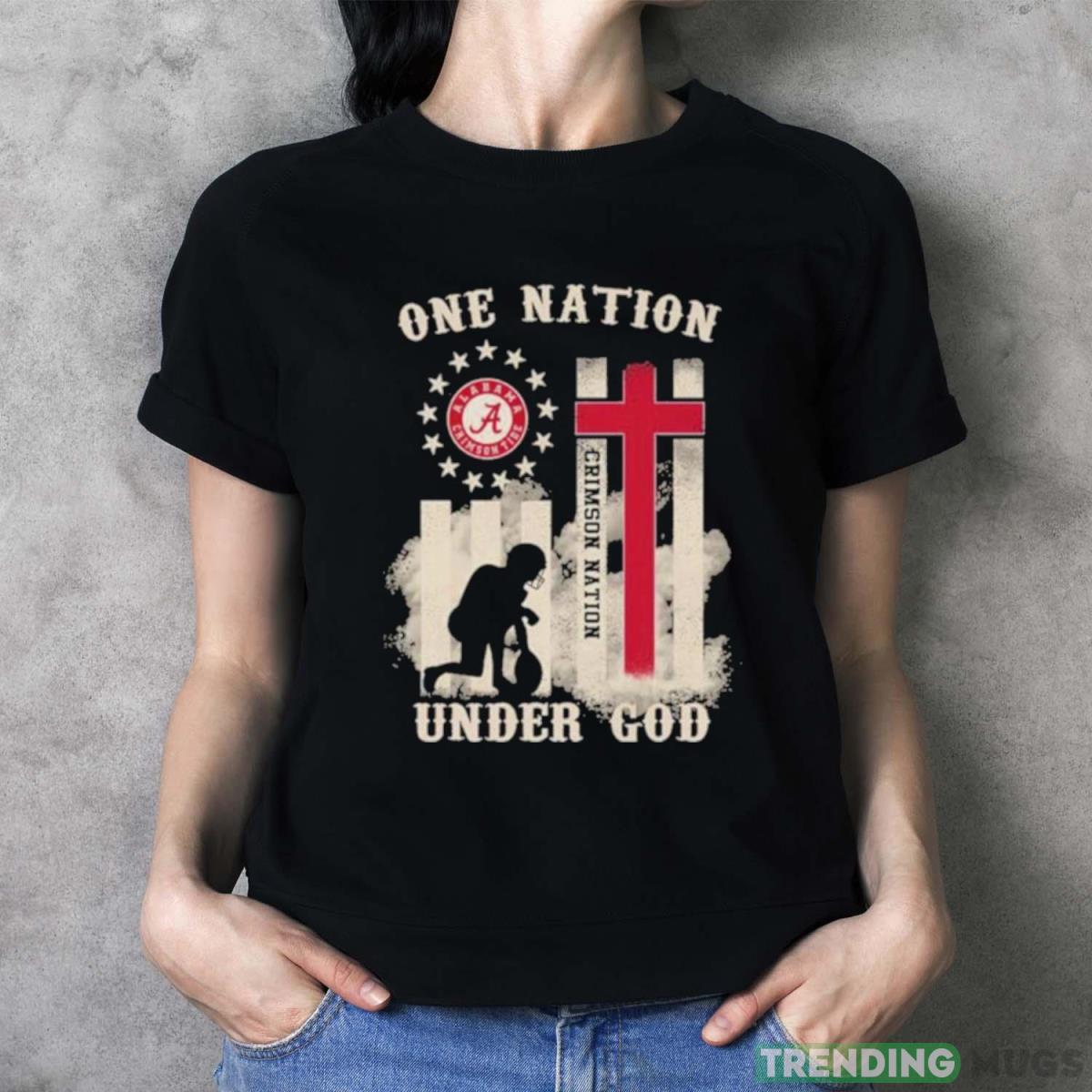 Alabama Crimson Tide One Nation Under God 2023 Shirt Dark Shirt Alabama Crimson Tide One Nation Under God 2023 Shirt Dark Shirt