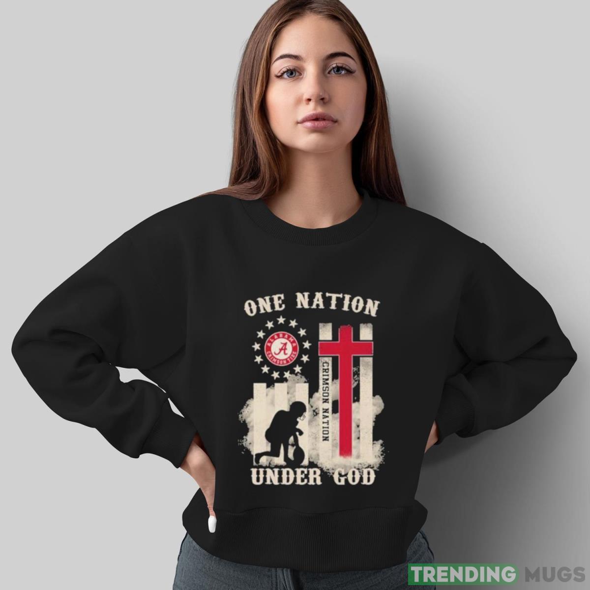 Alabama Crimson Tide One Nation Under God 2023 Shirt Dark Shirt Alabama Crimson Tide One Nation Under God 2023 Shirt Dark Shirt