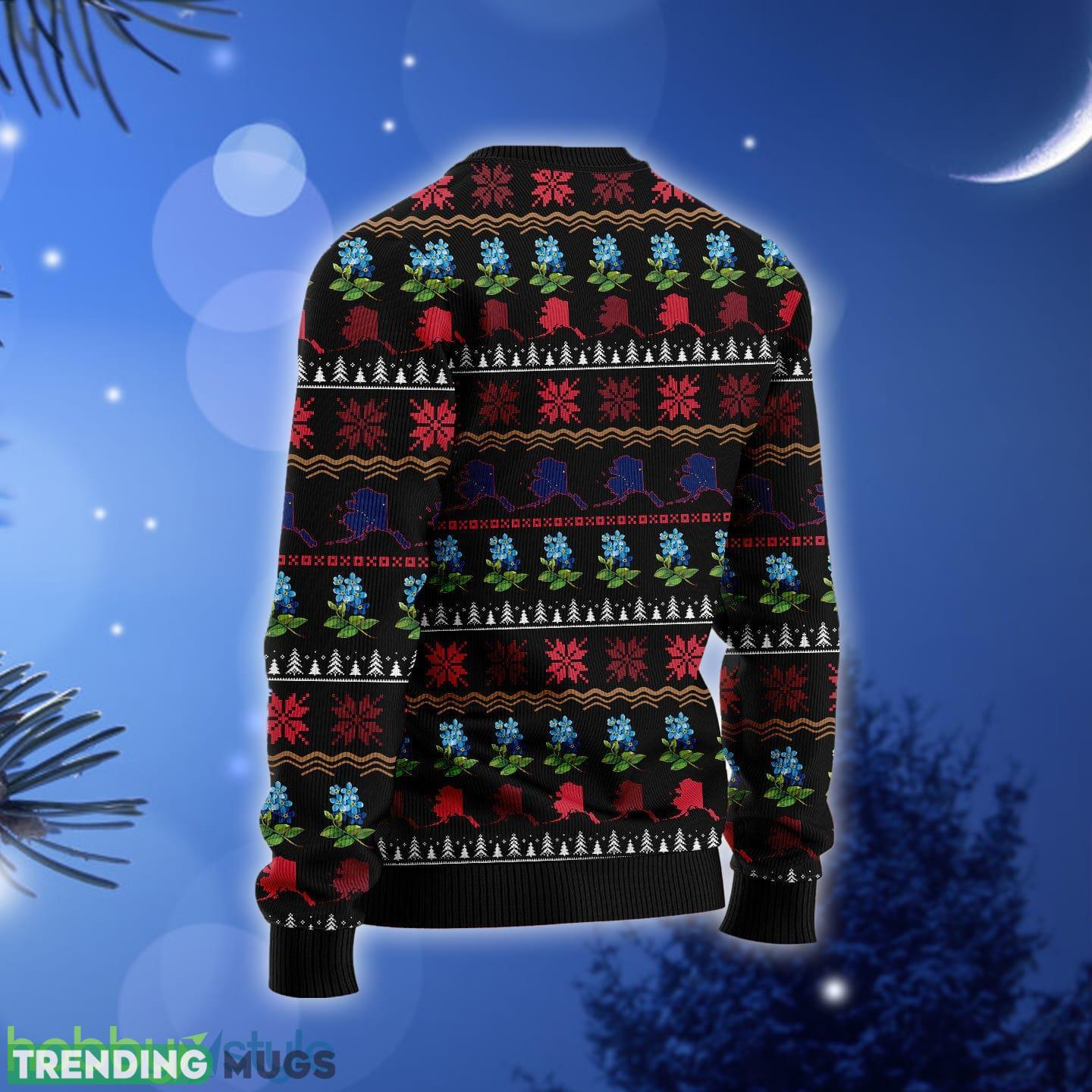Alaska Ugly Christmas Sweater Gift Men Women 3D Sweater Alaska Ugly Christmas Sweater Gift Men Women 3D Sweater
