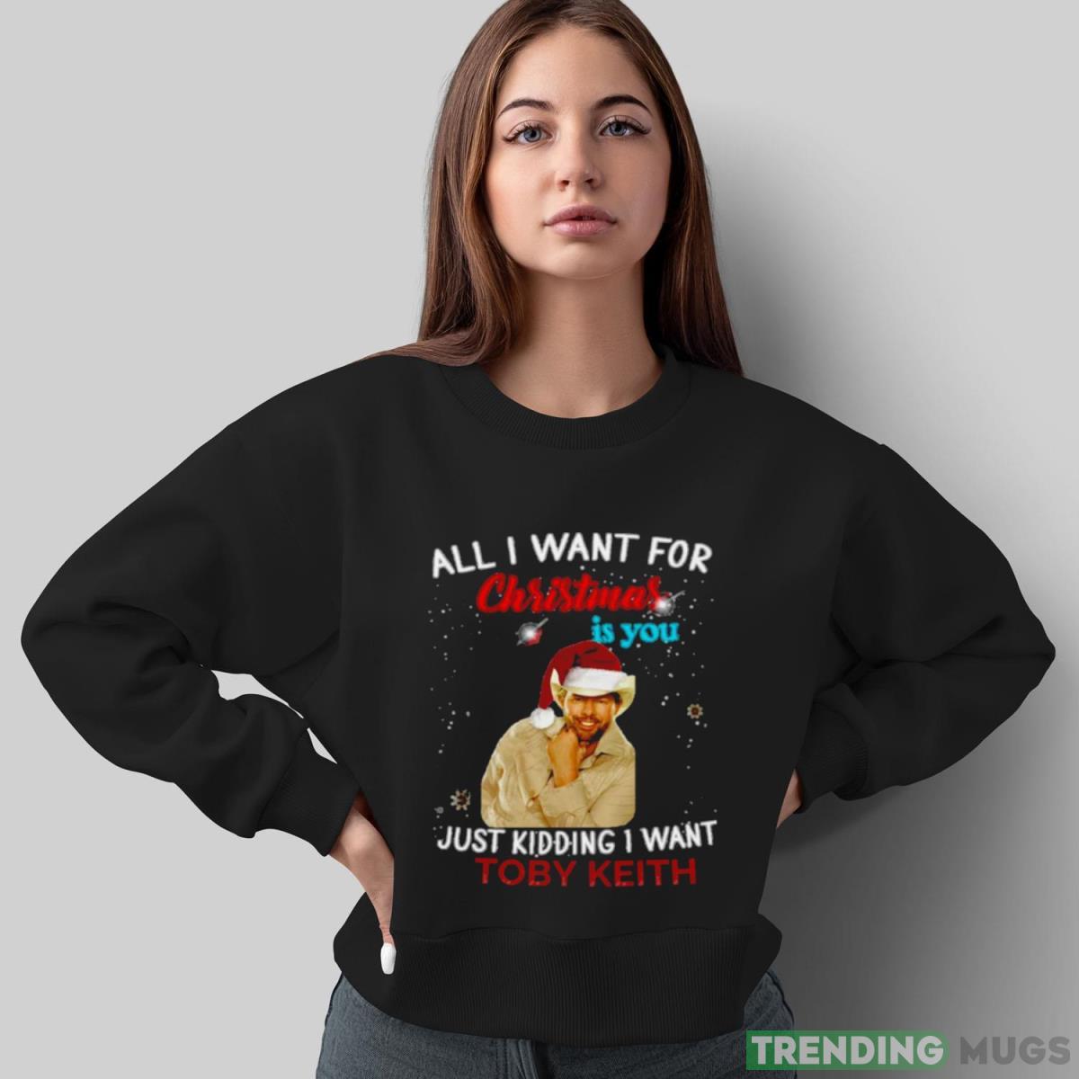 All I Want Toby Keith New Christmas Singer Music shirt Dark Shirt All I Want Toby Keith New Christmas Singer Music shirt Dark Shirt