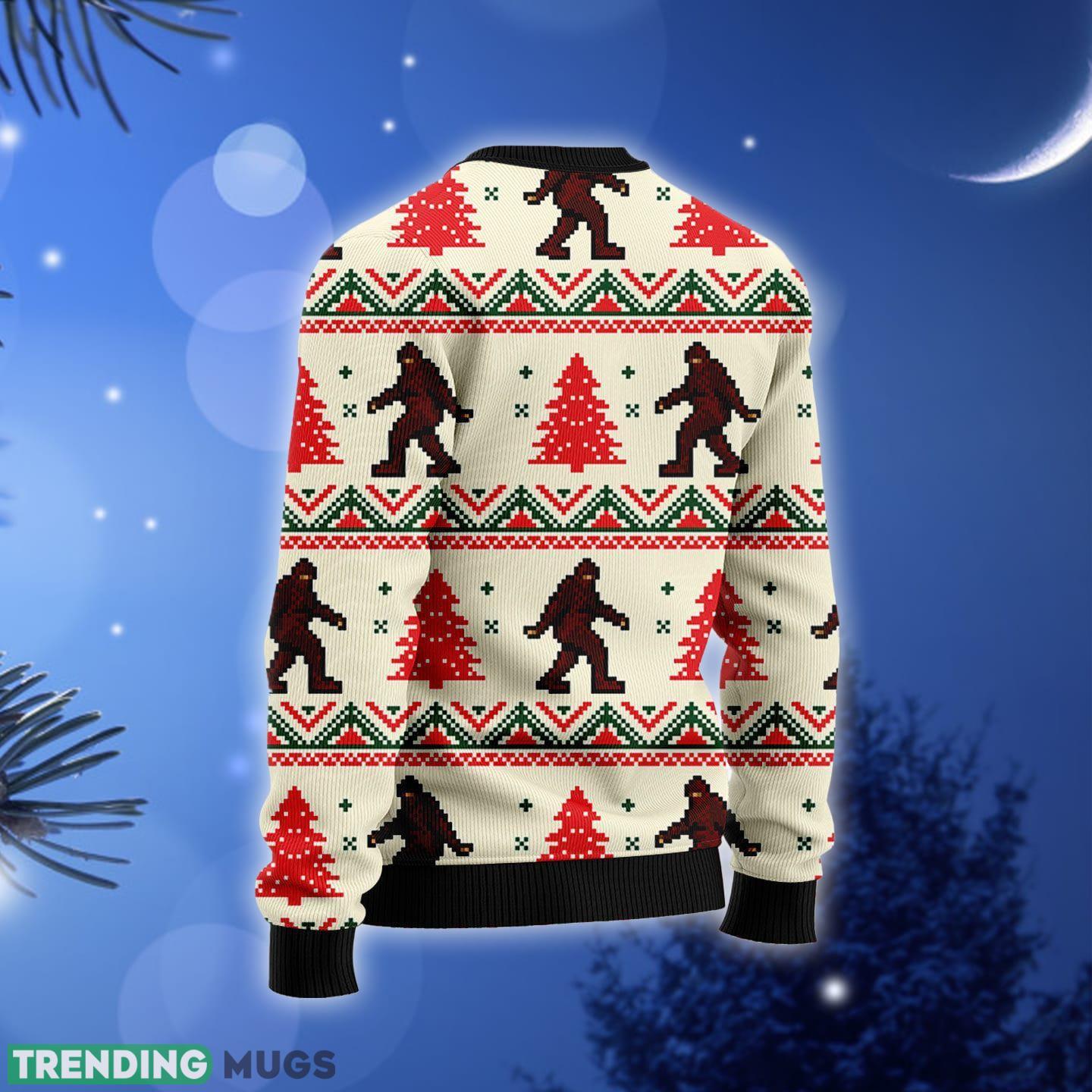 Amazing Bigfoot Ugly Christmas Sweater Gift Men Women 3D Sweater Amazing Bigfoot Ugly Christmas Sweater Gift Men Women 3D Sweater