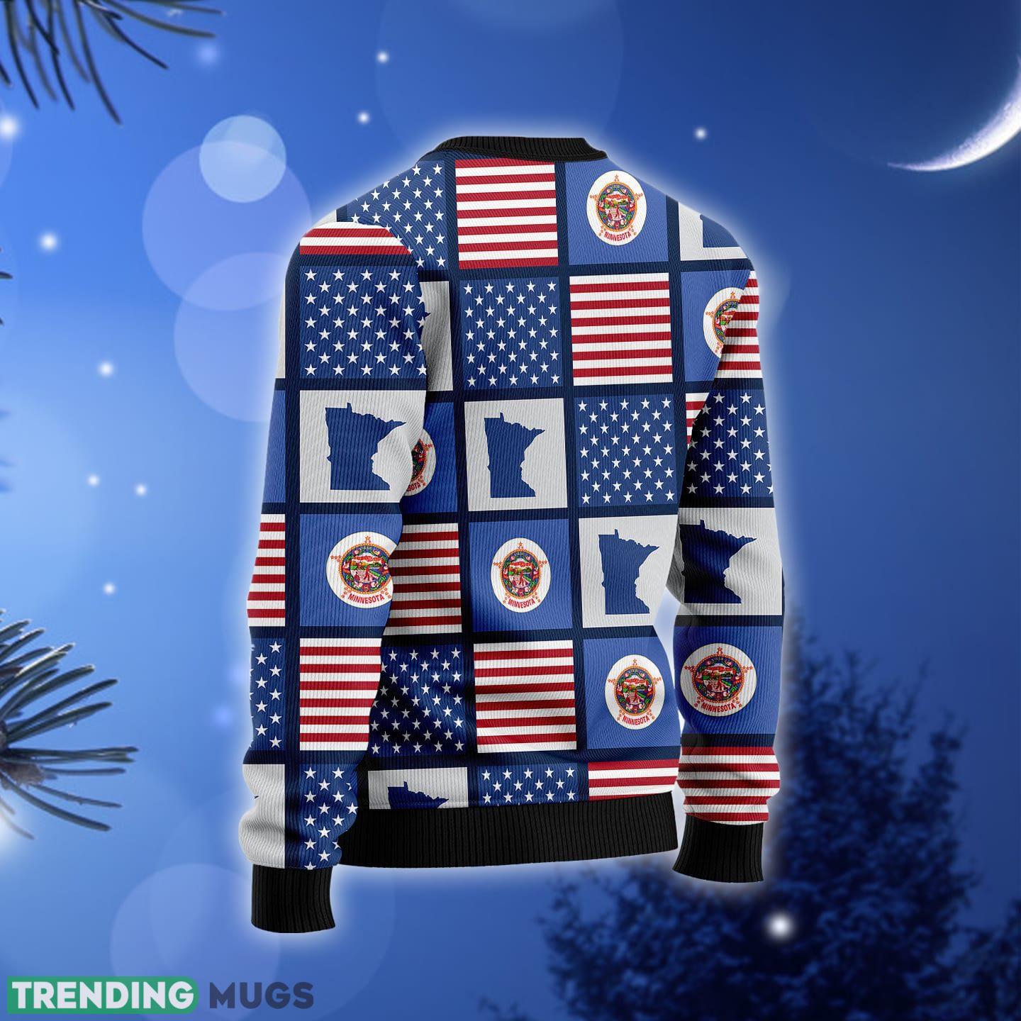 Amazing Minnesota Nutcracker Ugly Christmas Sweater Gift Men Women 3D Sweater Amazing Minnesota Nutcracker Ugly Christmas Sweater Gift Men Women 3D Sweater