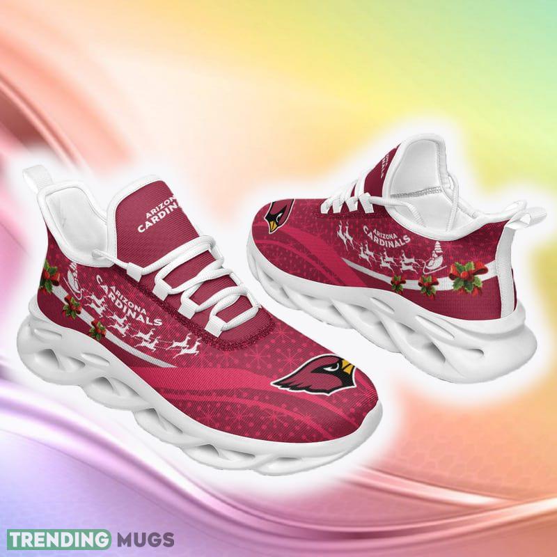 Arizona Cardinals Premium Ugly Christmas Snow Flowers Red Color Sneakers Max Soul Shoes For Fans Gift - Arizona Cardinals Christmas Red Sneakers Max Soul Shoes For Fans Gift Arizona Cardinals Premium Ugly Christmas Snow Flowers Red Color Sneakers Max Soul Shoes For Fans Gift - Arizona Cardinals Christmas Red Sneakers Max Soul Shoes For Fans Gift
