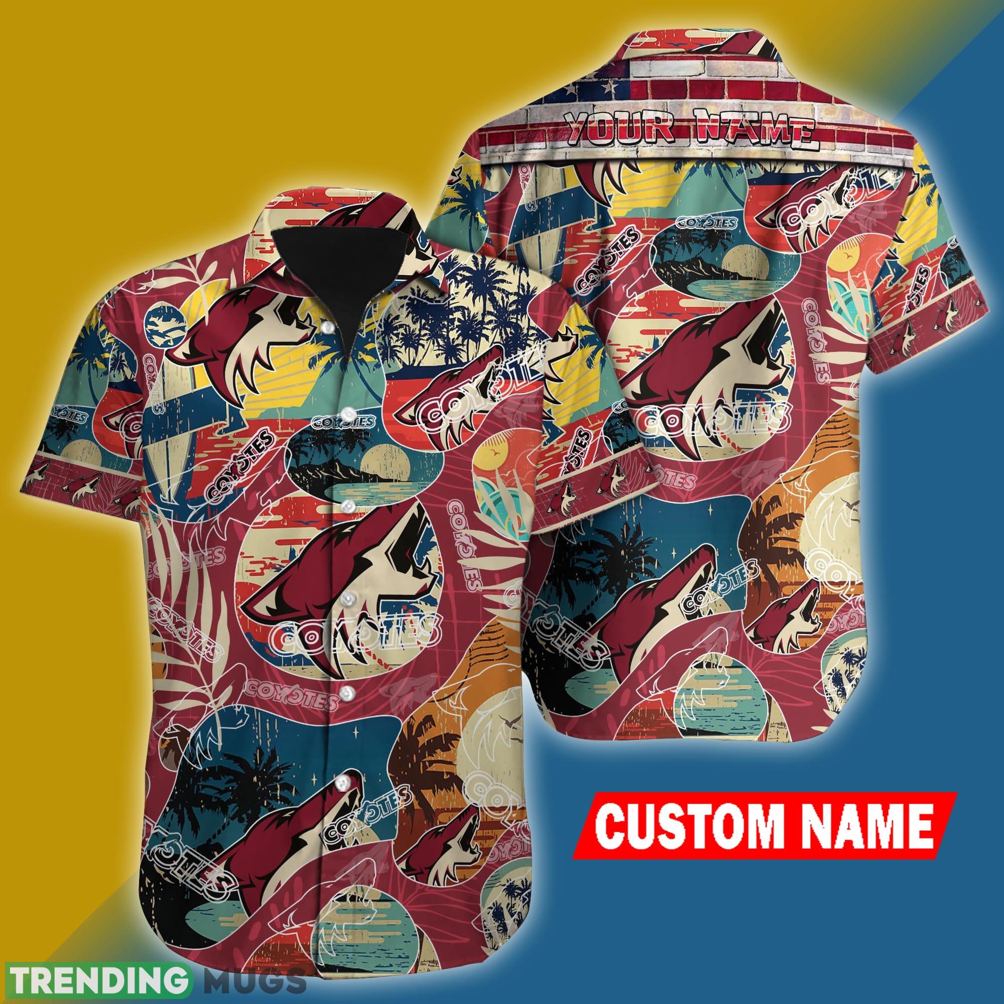 Arizona Coyotes Custom Name Vintage Hawaiian Shirt For Fans - Arizona Coyotes Custom Name Vintage Hawaiian Shirt For Fans Arizona Coyotes Custom Name Vintage Hawaiian Shirt For Fans - Arizona Coyotes Custom Name Vintage Hawaiian Shirt For Fans