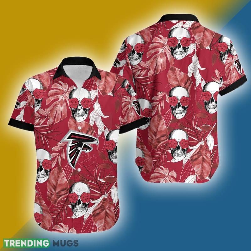 Atlanta Falcons Coconut Leaves Skull With Rose Eyes Hawaiian Shirt Gift For Halloween - Atlanta Falcons Coconut Leaves Skull With Rose Eyes Hawaiian Shirt Gift For Halloween Atlanta Falcons Coconut Leaves Skull With Rose Eyes Hawaiian Shirt Gift For Halloween - Atlanta Falcons Coconut Leaves Skull With Rose Eyes Hawaiian Shirt Gift For Halloween