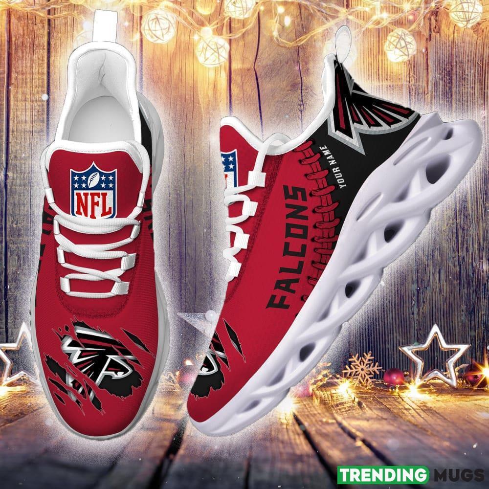 Atlanta Falcons Custom Name NFL Max Soul Shoes Chunky Sneakers Gift For Fans Max Soul Atlanta Falcons Custom Name NFL Max Soul Shoes Chunky Sneakers Gift For Fans Max Soul