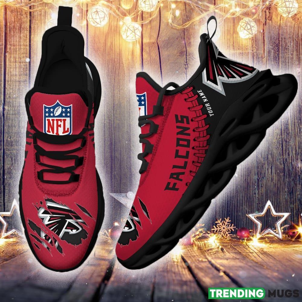 Atlanta Falcons Custom Name NFL Max Soul Shoes Chunky Sneakers Gift For Fans Max Soul Atlanta Falcons Custom Name NFL Max Soul Shoes Chunky Sneakers Gift For Fans Max Soul
