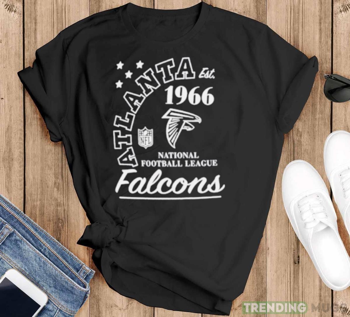 Atlanta Falcons Est 1966 National football League shirt - Black T-Shirt Atlanta Falcons Est 1966 National football League shirt - Black T-Shirt