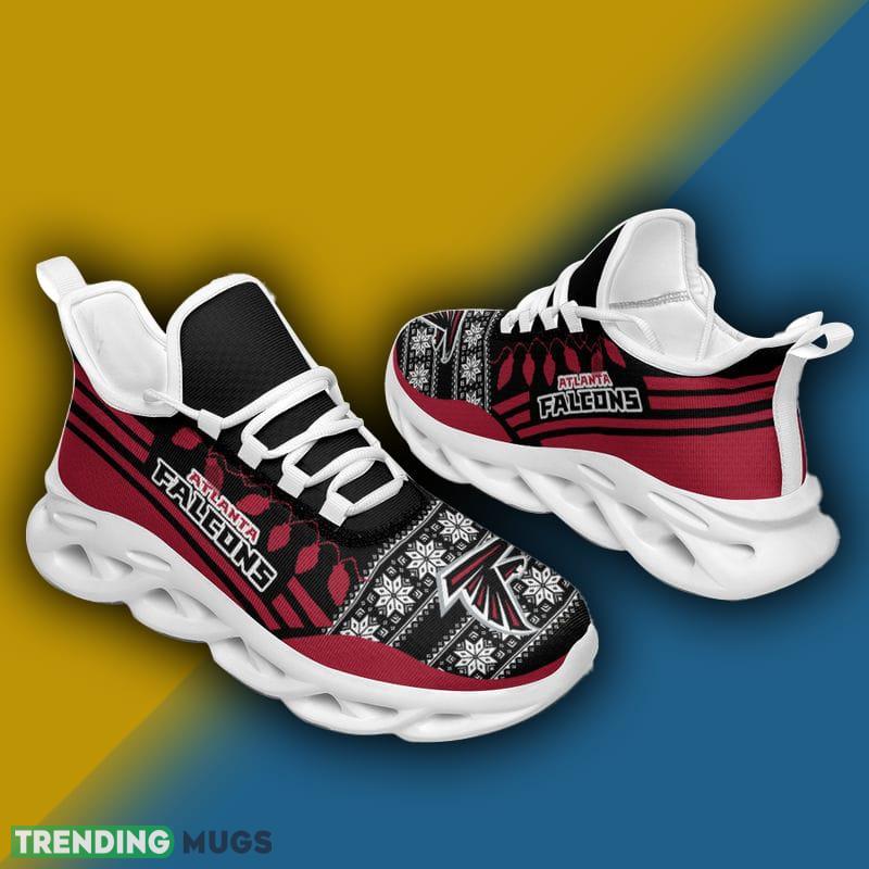 Atlanta Falcons X max Santa Claus Max Soul Shoes Inspiration Christmas Sneakers Max Soul Atlanta Falcons X max Santa Claus Max Soul Shoes Inspiration Christmas Sneakers Max Soul