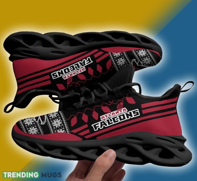 Atlanta Falcons X max Santa Claus Max Soul Shoes Inspiration Christmas Sneakers Max Soul Atlanta Falcons X max Santa Claus Max Soul Shoes Inspiration Christmas Sneakers Max Soul
