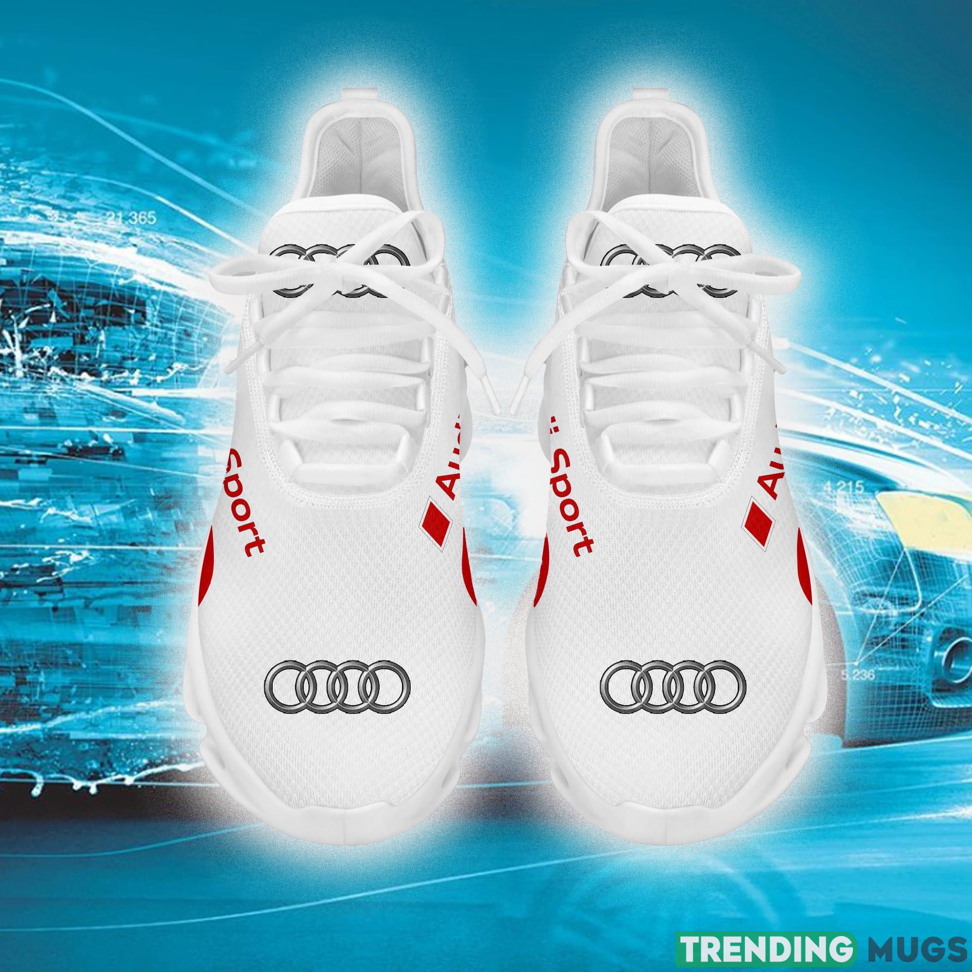 Audi Sport Running Shoes Forward Love Car Max Soul Sneakers Fans Gift For Men And Women White Max Soul Audi Sport Running Shoes Forward Love Car Max Soul Sneakers Fans Gift For Men And Women White Max Soul