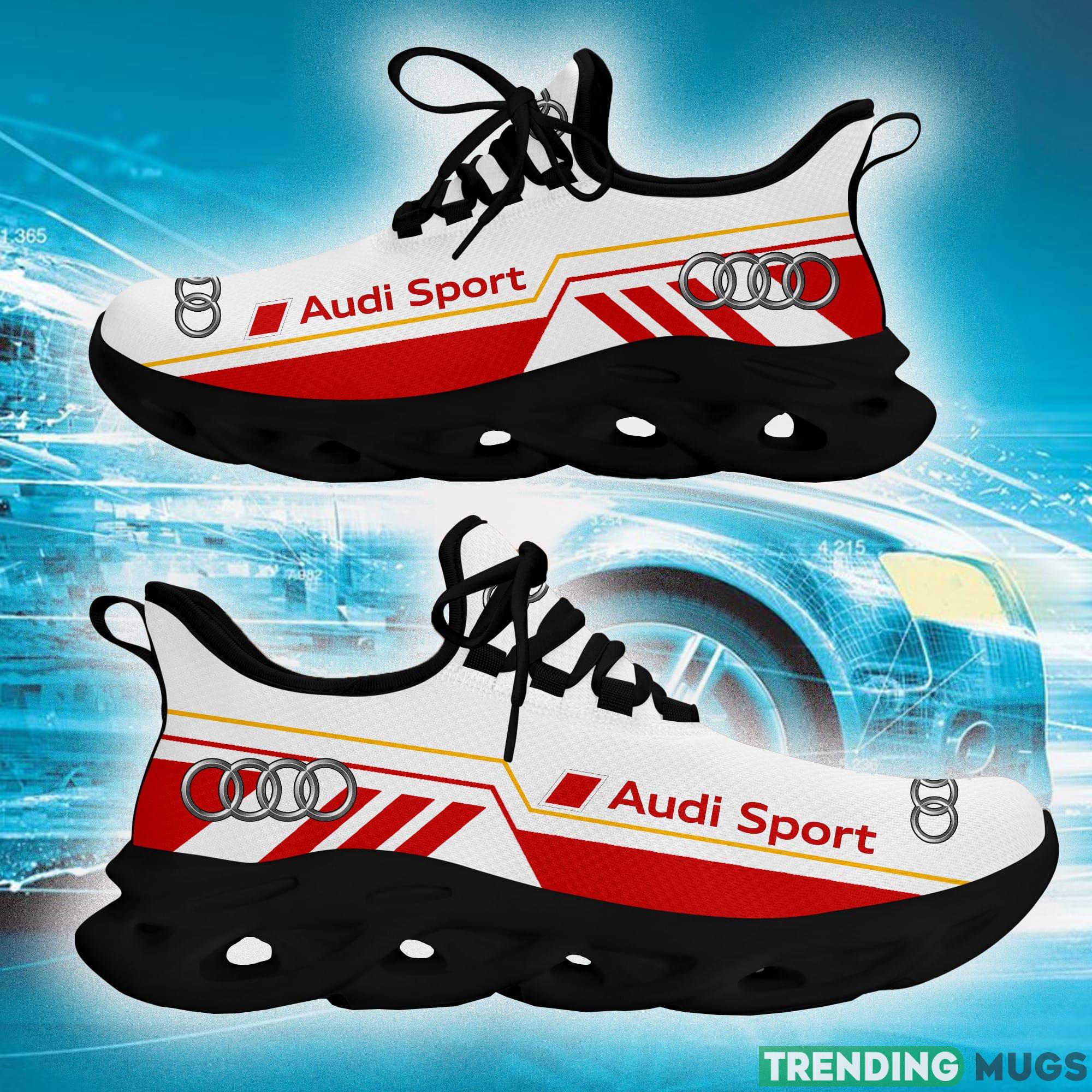 Audi Sport Running Shoes Represent Love Car Max Soul Sneakers Fans Gift For Men And Women White Max Soul Audi Sport Running Shoes Represent Love Car Max Soul Sneakers Fans Gift For Men And Women White Max Soul