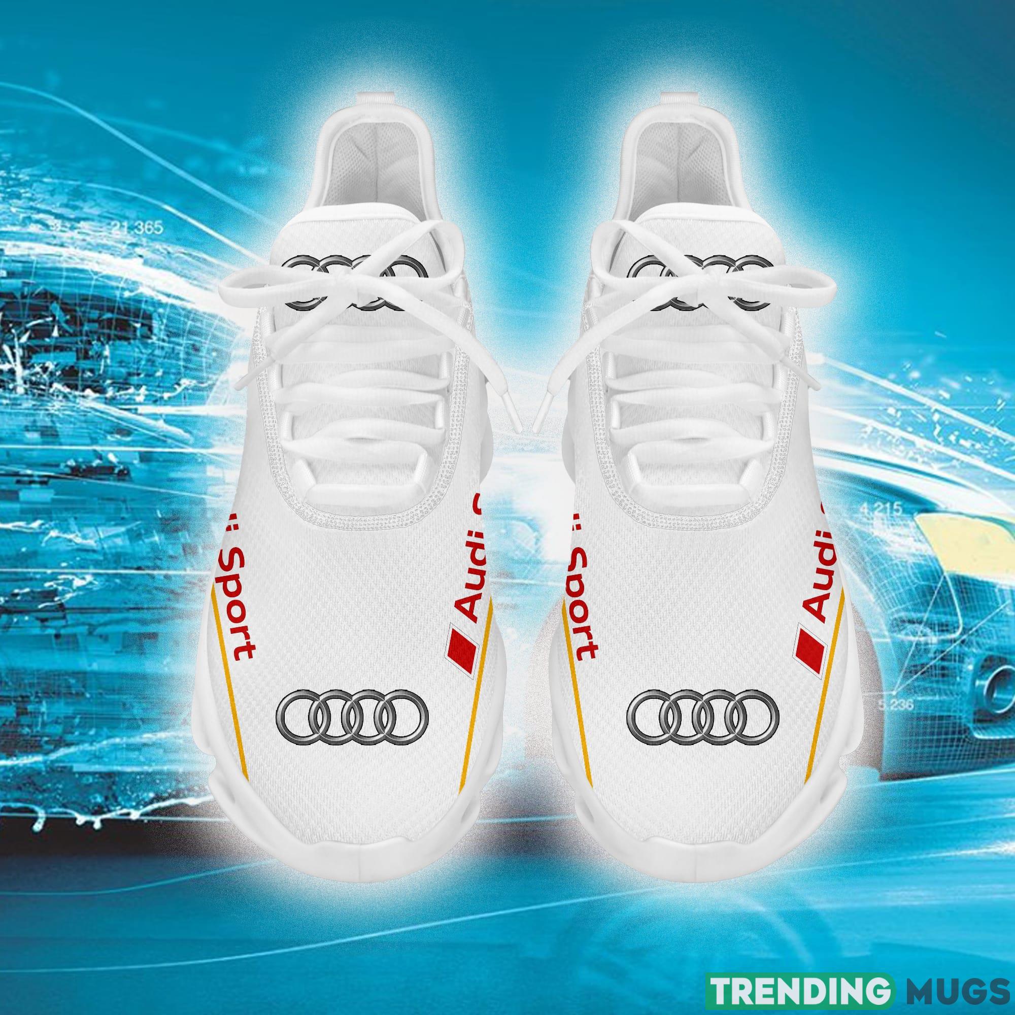 Audi Sport Running Shoes Represent Love Car Max Soul Sneakers Fans Gift For Men And Women White Max Soul Audi Sport Running Shoes Represent Love Car Max Soul Sneakers Fans Gift For Men And Women White Max Soul