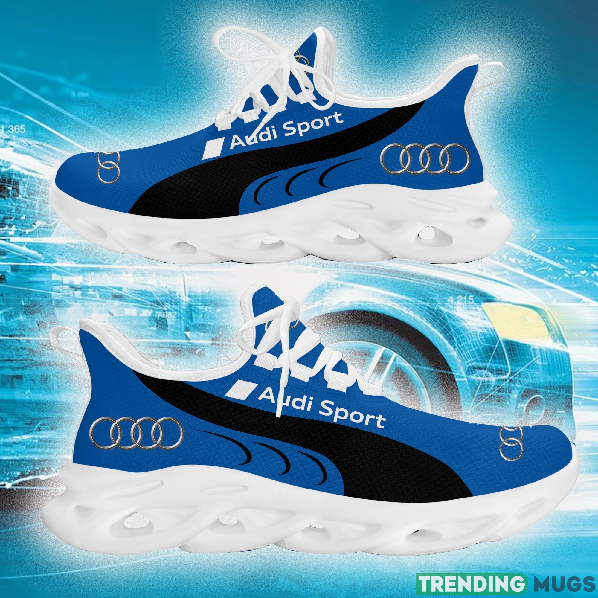 Audi Sport Running Shoes Signature Love Car Max Soul Sneakers Fans Gift For Men And Women Blue Max Soul Audi Sport Running Shoes Signature Love Car Max Soul Sneakers Fans Gift For Men And Women Blue Max Soul