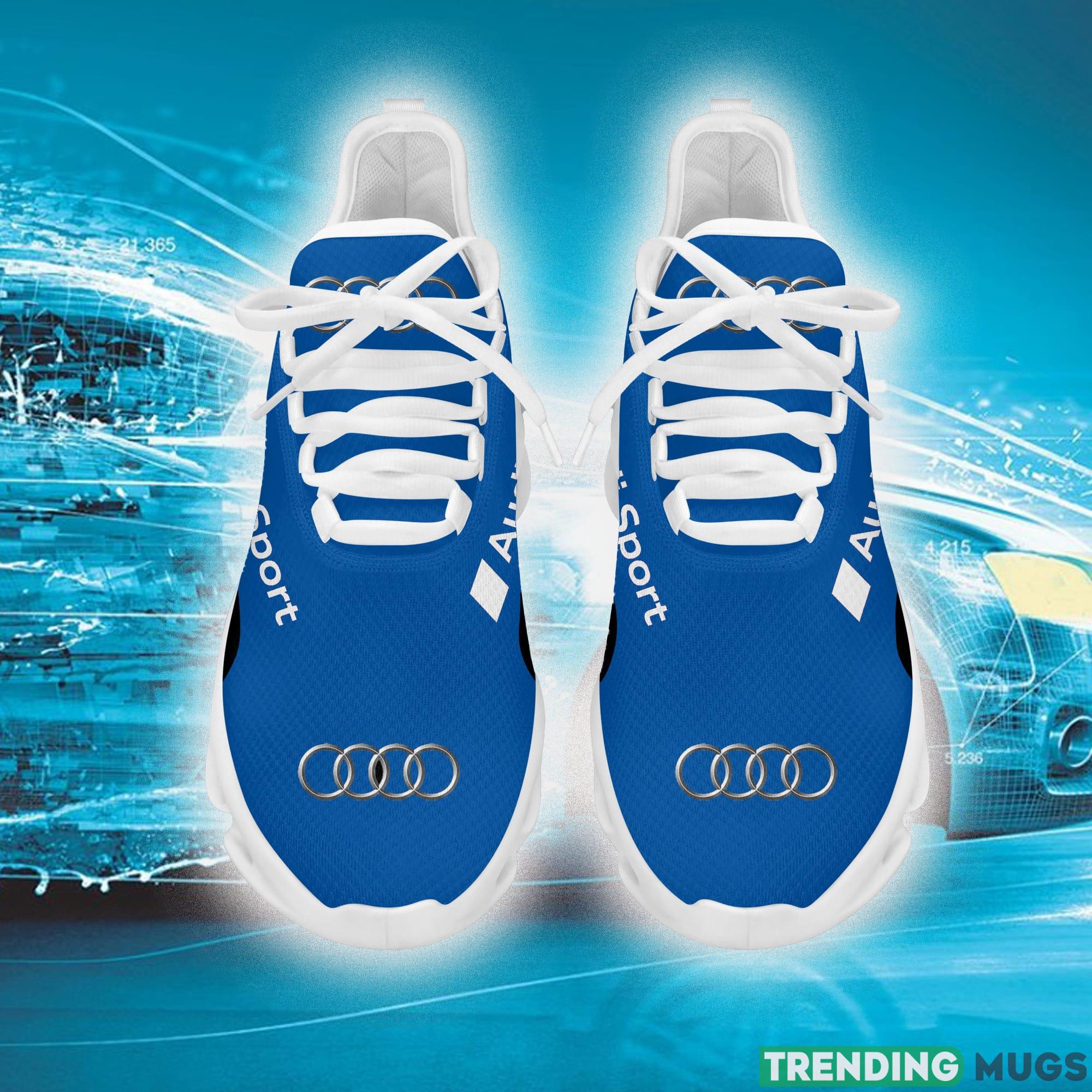 Audi Sport Running Shoes Signature Love Car Max Soul Sneakers Fans Gift For Men And Women Blue Max Soul Audi Sport Running Shoes Signature Love Car Max Soul Sneakers Fans Gift For Men And Women Blue Max Soul