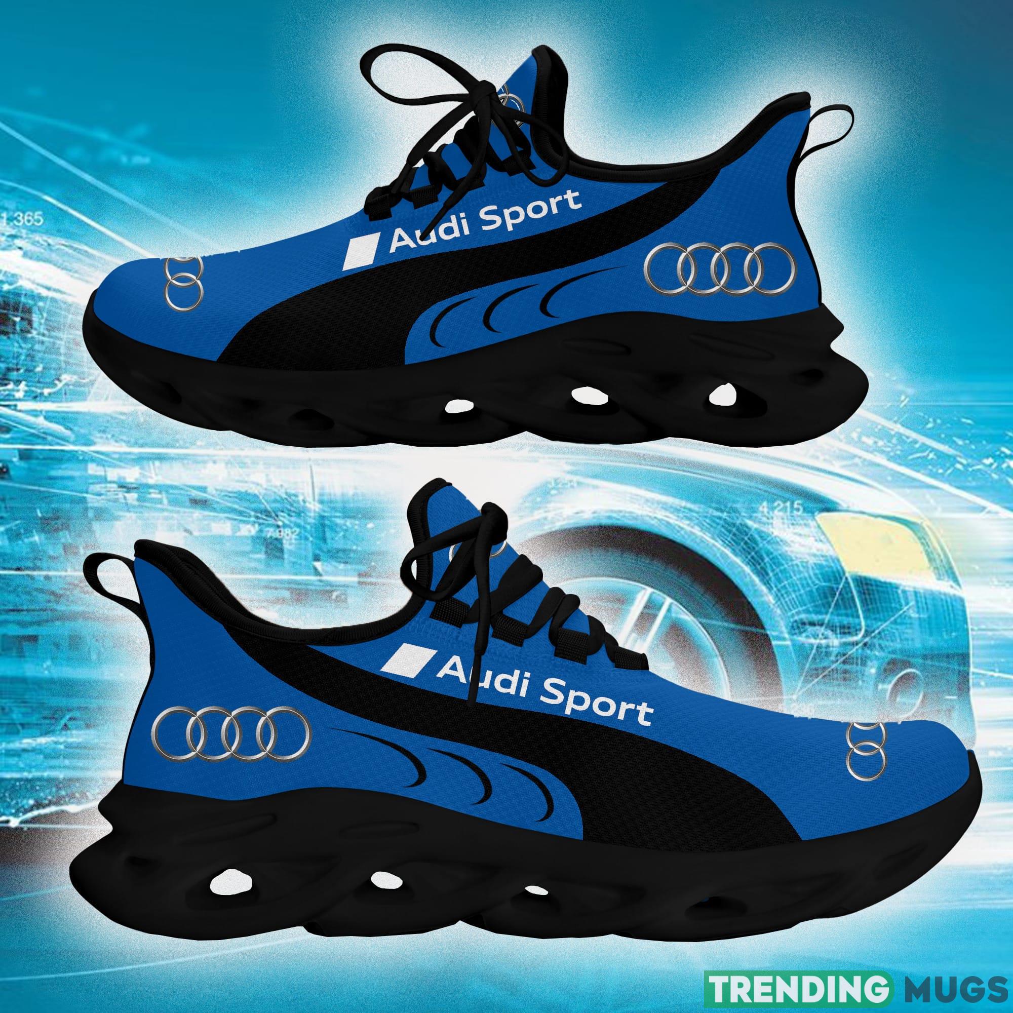 Audi Sport Running Shoes Signature Love Car Max Soul Sneakers Fans Gift For Men And Women Blue - Audi Sport Running Shoes Max Soul Shoes Sneakers Photo 1 Audi Sport Running Shoes Signature Love Car Max Soul Sneakers Fans Gift For Men And Women Blue - Audi Sport Running Shoes Max Soul Shoes Sneakers Photo 1