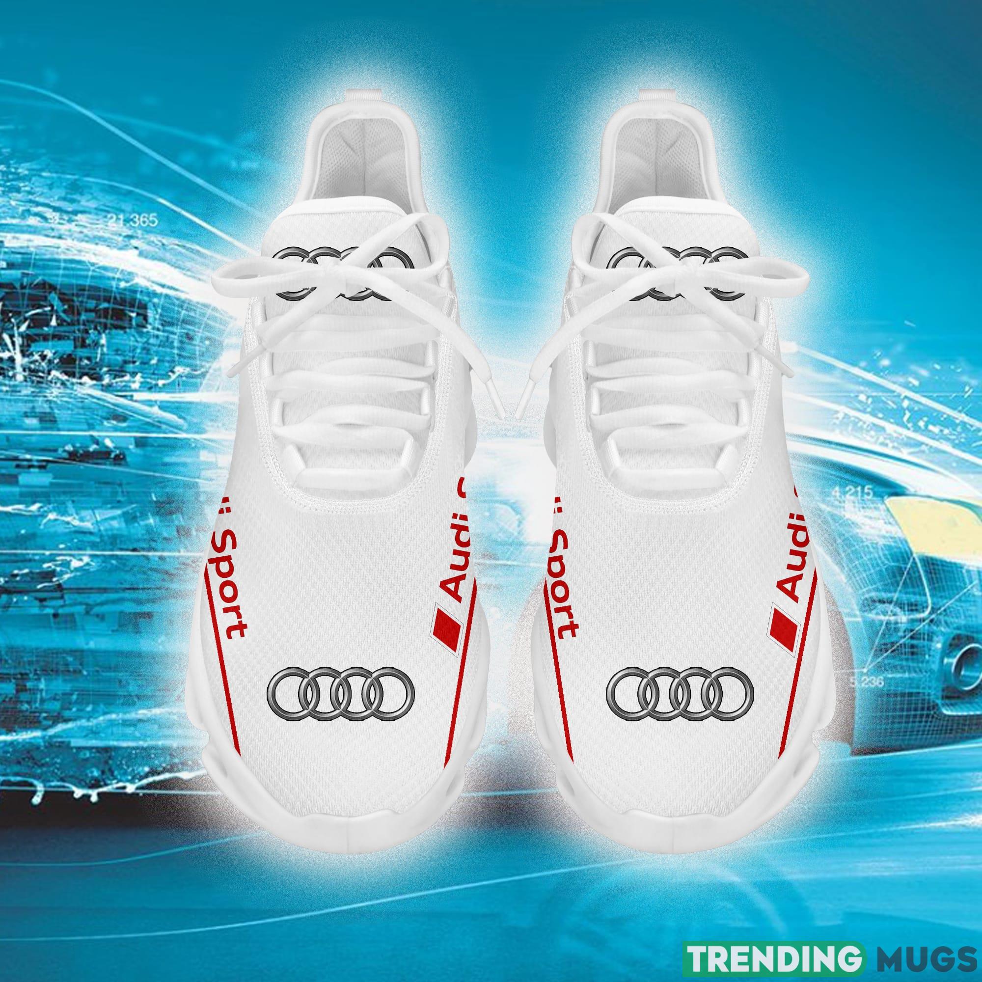 Audi Sport Running Shoes Symbol Love Car Max Soul Sneakers Fans Gift For Men And Women White Max Soul Audi Sport Running Shoes Symbol Love Car Max Soul Sneakers Fans Gift For Men And Women White Max Soul
