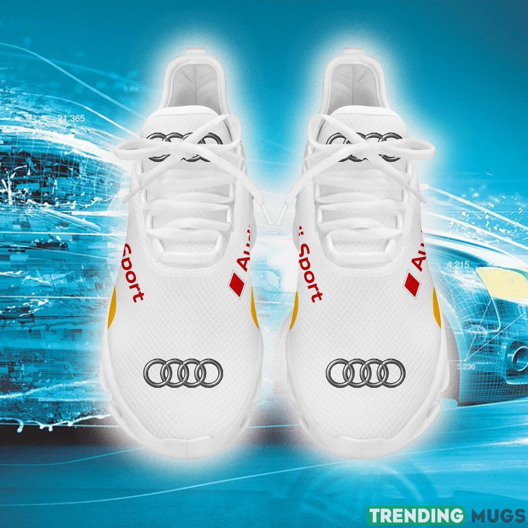 Audi Sport Running Shoes Unveil Love Car Max Soul Sneakers Fans Gift For Men And Women White Max Soul Audi Sport Running Shoes Unveil Love Car Max Soul Sneakers Fans Gift For Men And Women White Max Soul