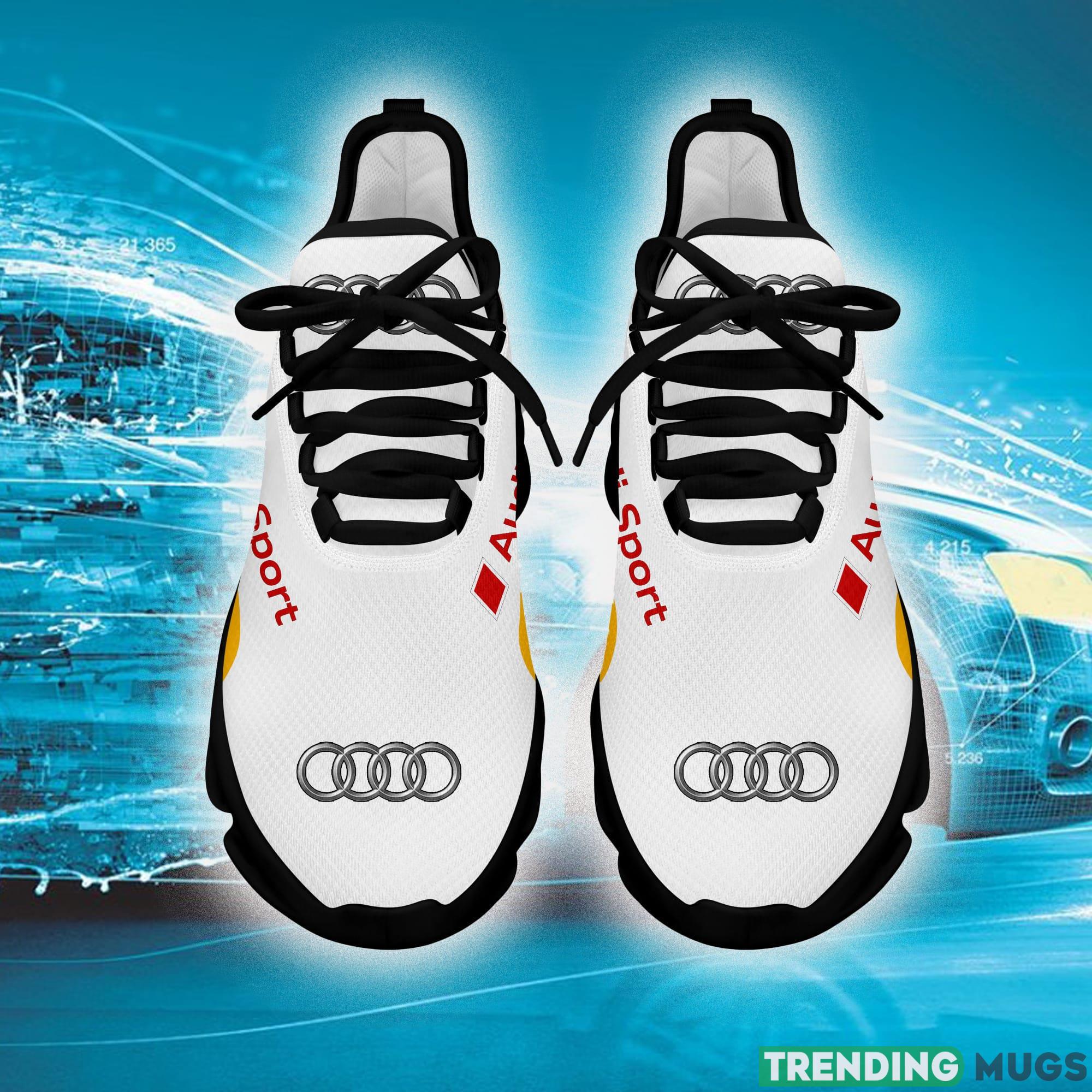 Audi Sport Running Shoes Unveil Love Car Max Soul Sneakers Fans Gift For Men And Women White Max Soul Audi Sport Running Shoes Unveil Love Car Max Soul Sneakers Fans Gift For Men And Women White Max Soul