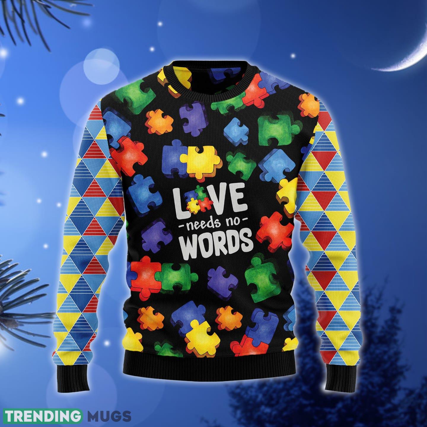 Autism Love Ugly Christmas Sweater Gift Men Women - Autism Love Ugly Christmas Sweater Gift Men Women_1 Autism Love Ugly Christmas Sweater Gift Men Women - Autism Love Ugly Christmas Sweater Gift Men Women_1