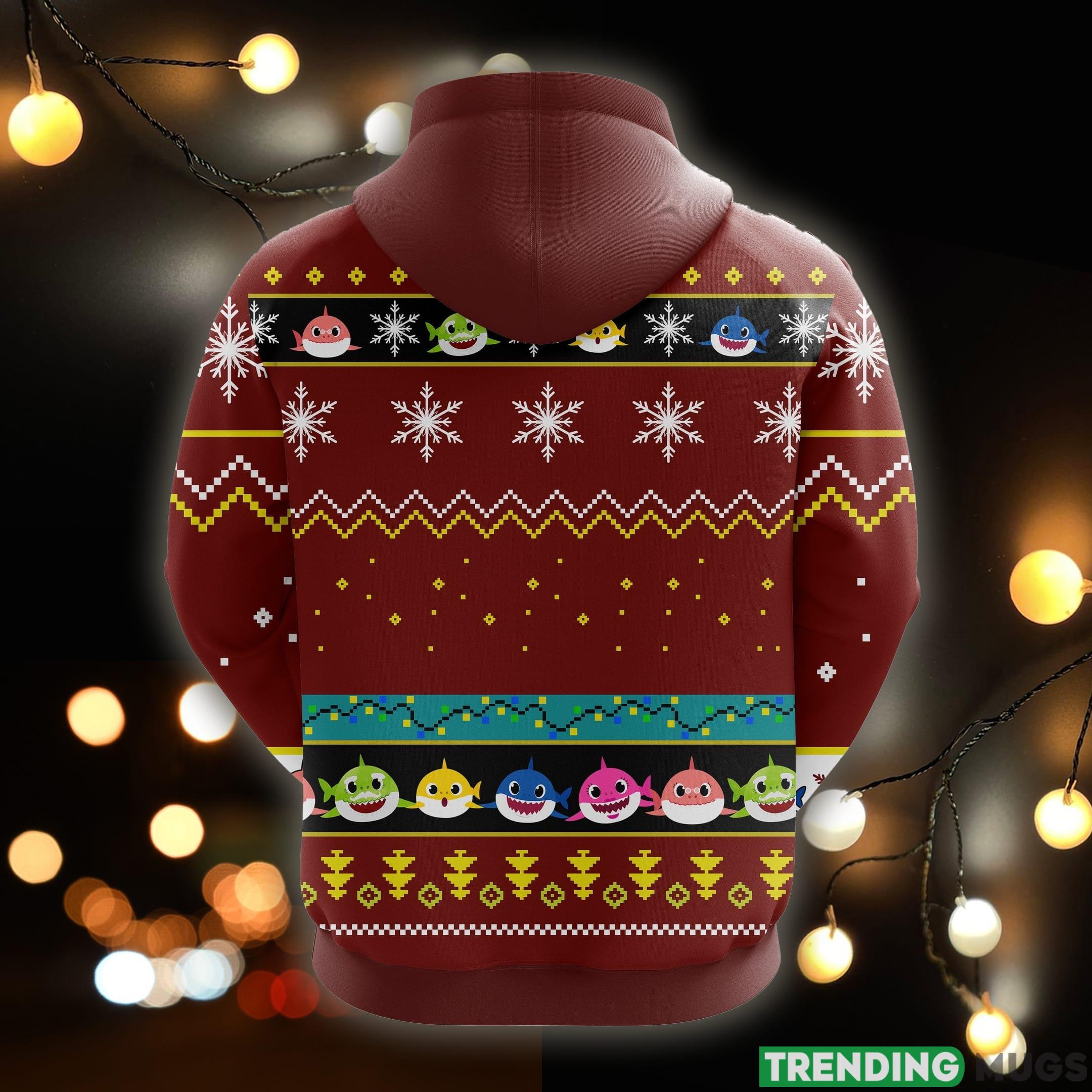 Baby Shark Christmas Cute Noel Mc Ugly 3D Hoodie All Over Print Red Gift For Men Women 3D Hoodies Baby Shark Christmas Cute Noel Mc Ugly 3D Hoodie All Over Print Red Gift For Men Women 3D Hoodies