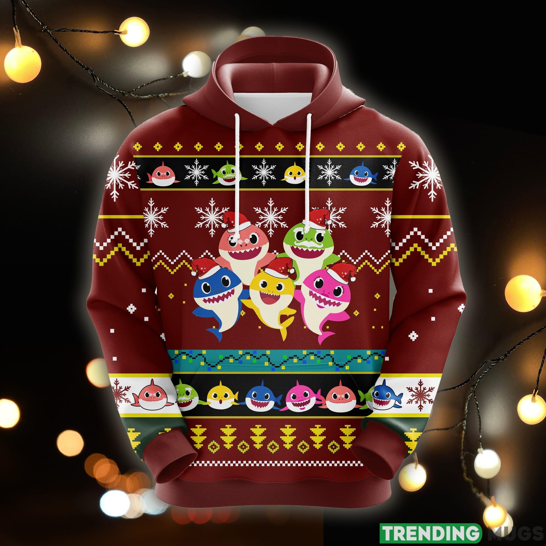Baby Shark Christmas Cute Noel Mc Ugly 3D Hoodie All Over Print Red- Gift For Men Women - Baby Shark Christmas Cute Noel Mc Ugly 3D Hoodie All Over Print Red- Gift For Men Women_1 Baby Shark Christmas Cute Noel Mc Ugly 3D Hoodie All Over Print Red- Gift For Men Women - Baby Shark Christmas Cute Noel Mc Ugly 3D Hoodie All Over Print Red- Gift For Men Women_1