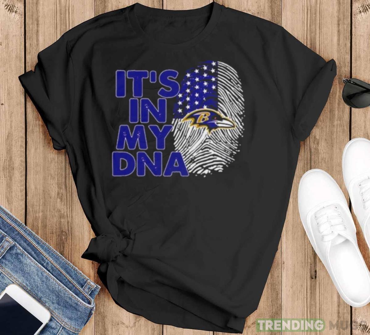 Baltimore Ravens Football 2023 It’s In My DNA shirt - Black T-Shirt Baltimore Ravens Football 2023 It’s In My DNA shirt - Black T-Shirt