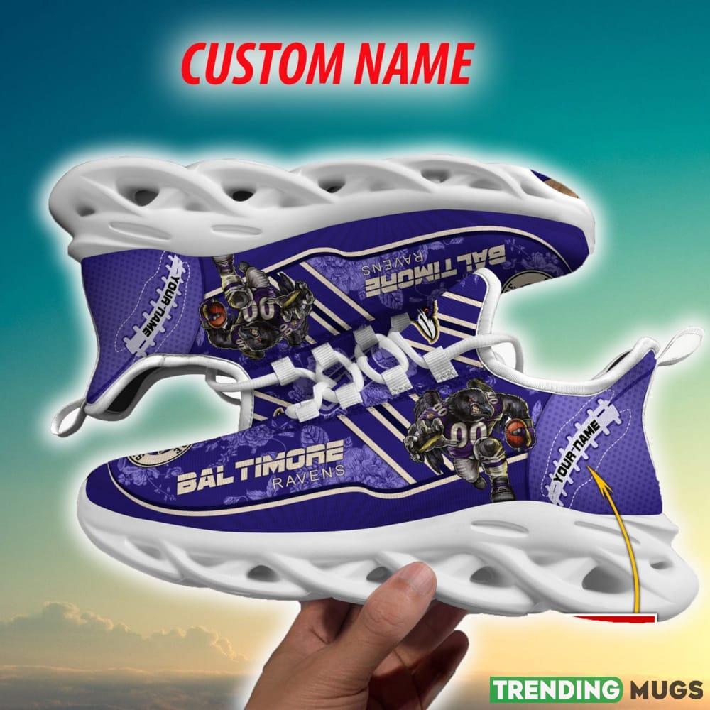 Baltimore Ravens Influence Custom Name Chunky Sneaker AOP Gift Fans Max Soul Shoes Max Soul Baltimore Ravens Influence Custom Name Chunky Sneaker AOP Gift Fans Max Soul Shoes Max Soul