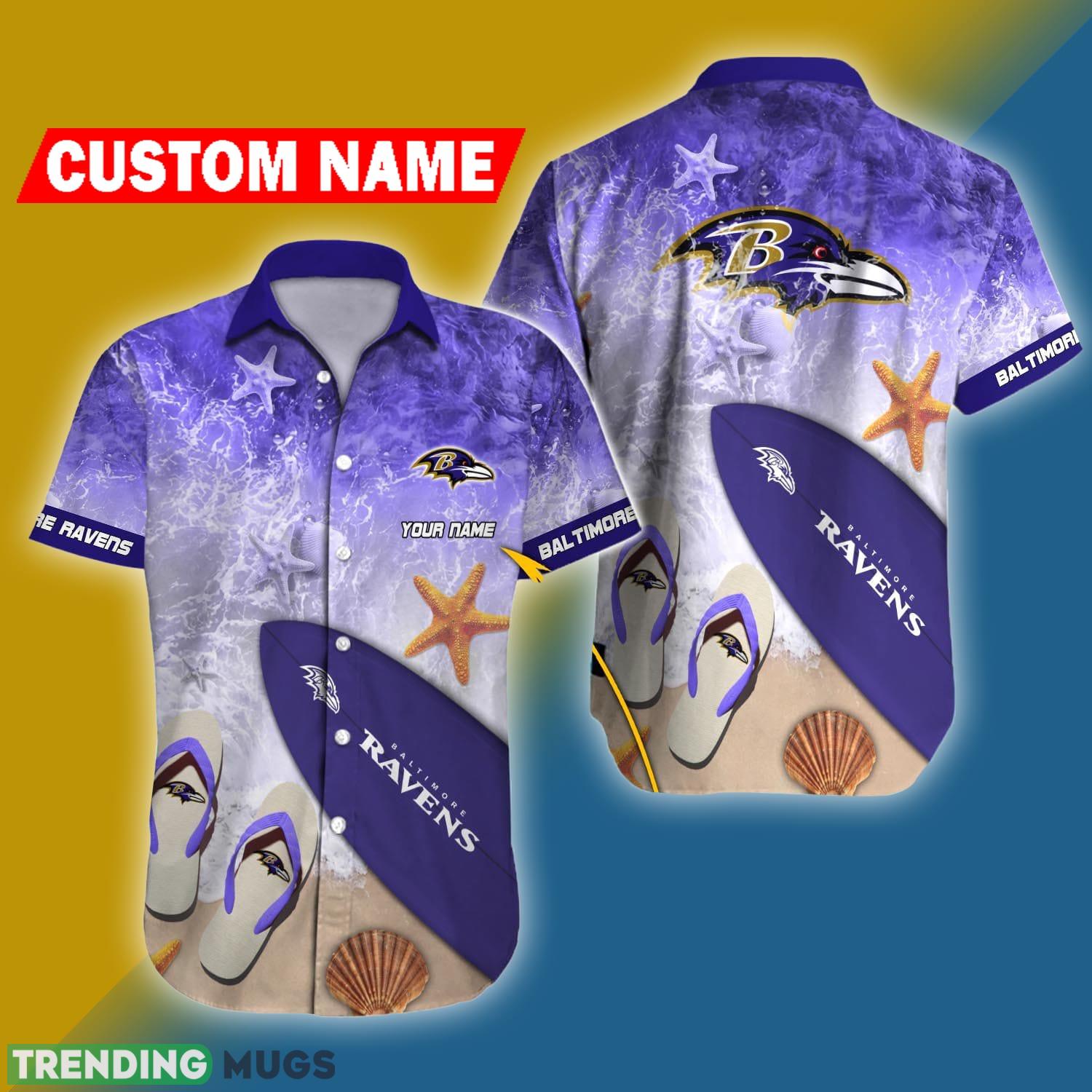 Baltimore Ravens Surfboard Pattern Custom Name Hawaiian Shirt - Baltimore Ravens Surfboard Pattern Custom Name Hawaiian Shirt Baltimore Ravens Surfboard Pattern Custom Name Hawaiian Shirt - Baltimore Ravens Surfboard Pattern Custom Name Hawaiian Shirt
