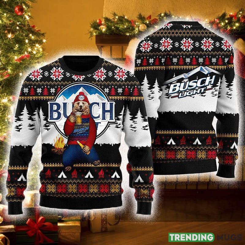 Bear Drinking Busch Light Ugly Christmas Sweater For Men And Women - Bear Drinking Busch Light Ugly Christmas Sweater For Men And Women Bear Drinking Busch Light Ugly Christmas Sweater For Men And Women - Bear Drinking Busch Light Ugly Christmas Sweater For Men And Women
