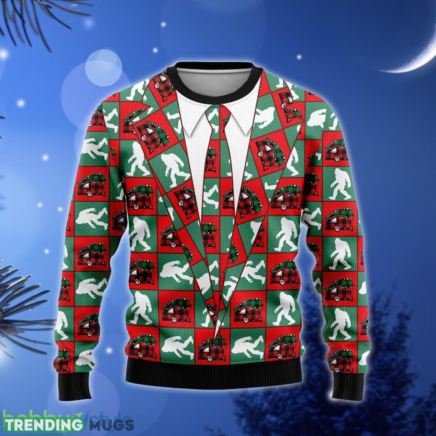 Bigfoot Camping Ugly Christmas Sweater Gift Men Women - Bigfoot Camping Christmas T2310 Ugly Christmas Sweater unisex womens & mens, couples matching, friends, funny family ugly christmas holiday sweater gifts (plus size available)_1 Bigfoot Camping Ugly Christmas Sweater Gift Men Women - Bigfoot Camping Christmas T2310 Ugly Christmas Sweater unisex womens & mens, couples matching, friends, funny family ugly christmas holiday sweater gifts (plus size available)_1