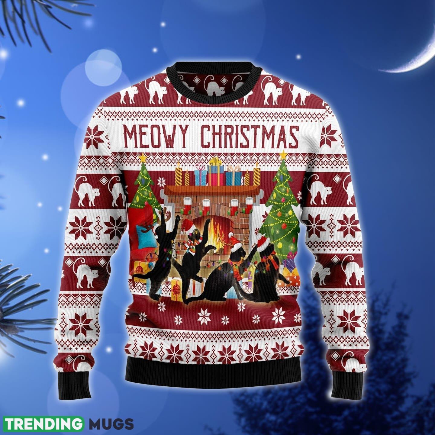 Black Cat Dancing Ugly Christmas Sweater Gift Men Women - Black Cat Dancing Ugly Christmas Sweater Gift Men Women_1 Black Cat Dancing Ugly Christmas Sweater Gift Men Women - Black Cat Dancing Ugly Christmas Sweater Gift Men Women_1