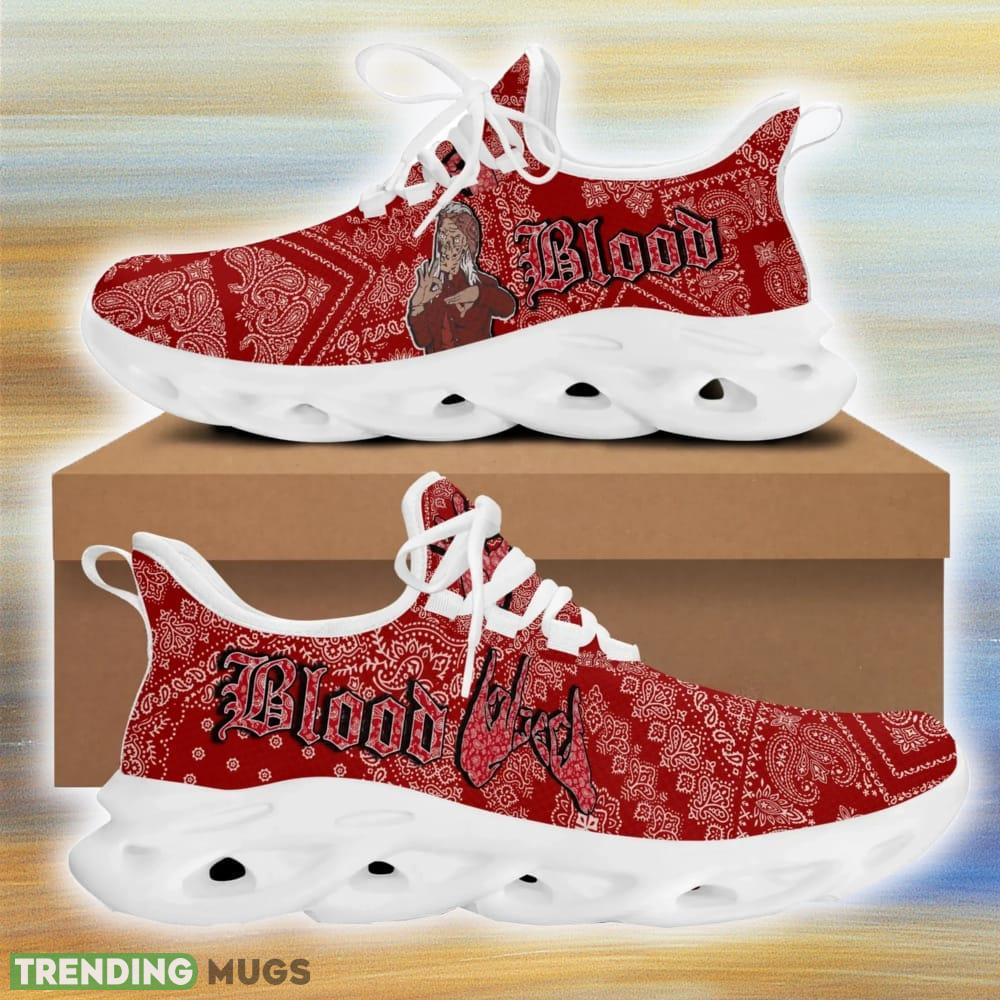 Blood Gang Clunky Red Paisley Max Soul Shoes For Men And Women Sports Sneakers - Blood Gang Stylish Clunky Max Soul Sneakers For Men And Women Sports Shoes Blood Gang Clunky Red Paisley Max Soul Shoes For Men And Women Sports Sneakers - Blood Gang Stylish Clunky Max Soul Sneakers For Men And Women Sports Shoes