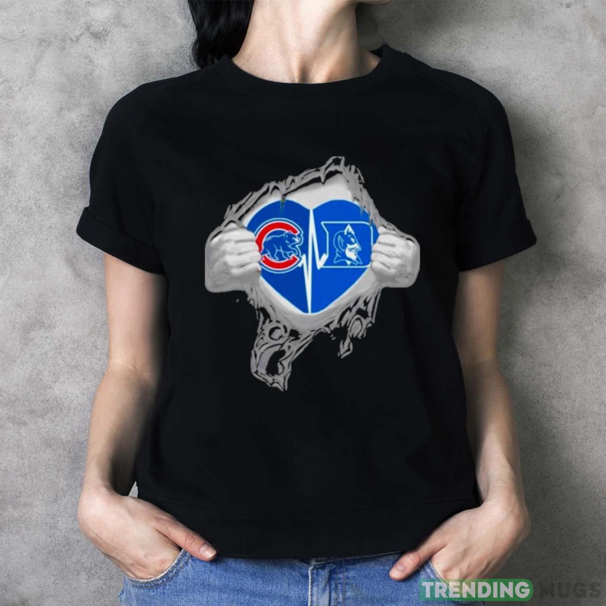 Blood Inside Me Chicago Cubs And Duke Blue Devils It’s In My Heart T Shirt Dark Shirt Blood Inside Me Chicago Cubs And Duke Blue Devils It’s In My Heart T Shirt Dark Shirt