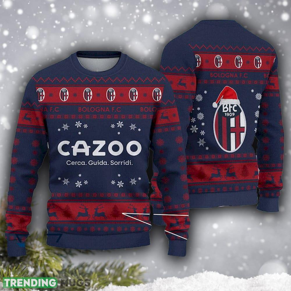 Bologna FC Cazoo Ugly Christmas Sweater Design Sweatshirt For Fans Gift - Bologna FC Cazoo Ugly Christmas Sweater Design Sweatshirt For Fans Gift Bologna FC Cazoo Ugly Christmas Sweater Design Sweatshirt For Fans Gift - Bologna FC Cazoo Ugly Christmas Sweater Design Sweatshirt For Fans Gift