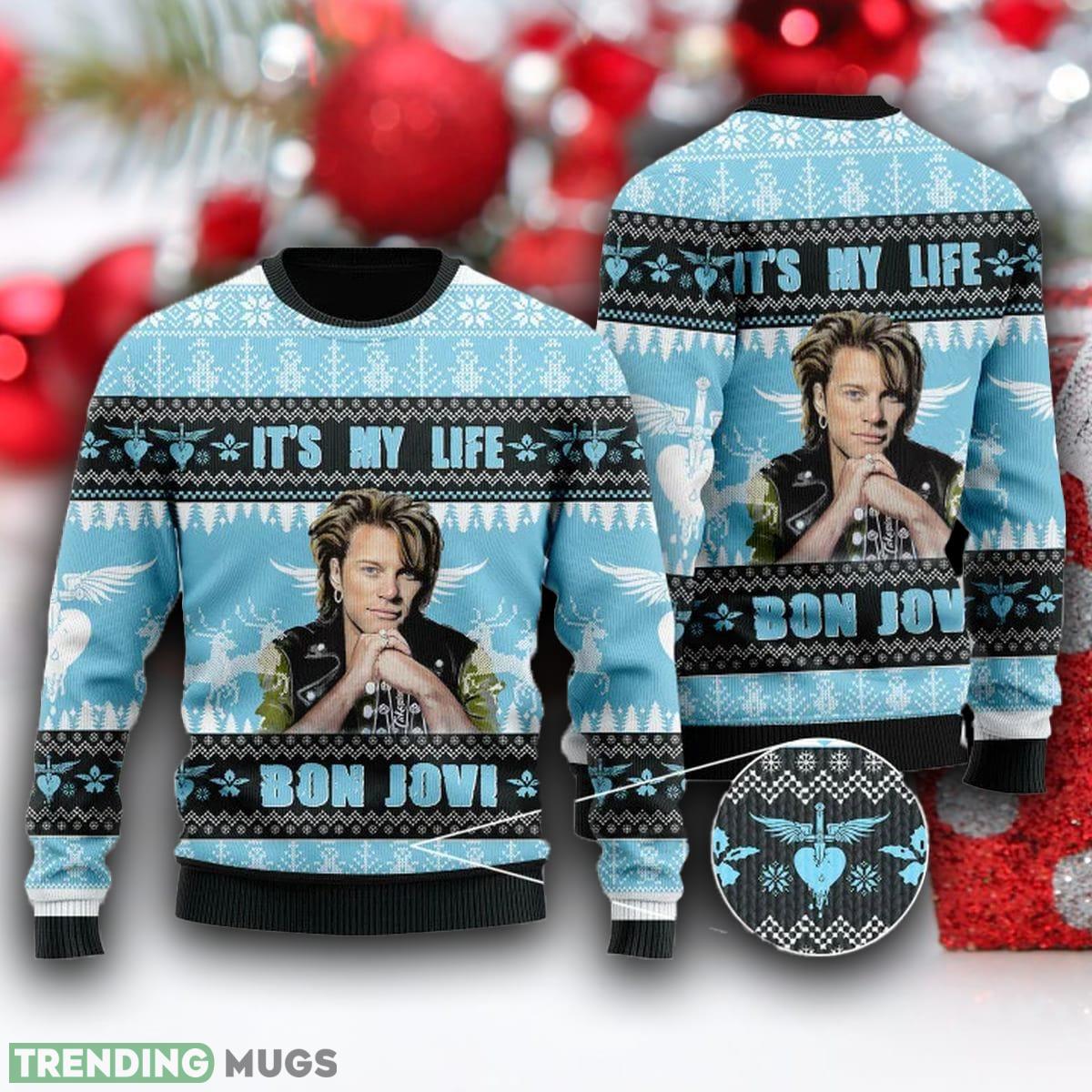 Bon Jovi It’s My Life Ugly Christmas Sweater Design Sweatshirt For Fans Gift - Bon Jovi It’s My Life Ugly Christmas Sweater Design Sweatshirt For Fans Gift Bon Jovi It’s My Life Ugly Christmas Sweater Design Sweatshirt For Fans Gift - Bon Jovi It’s My Life Ugly Christmas Sweater Design Sweatshirt For Fans Gift